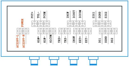 分體式電磁流量計接線圖 分體式電磁流量計接線圖