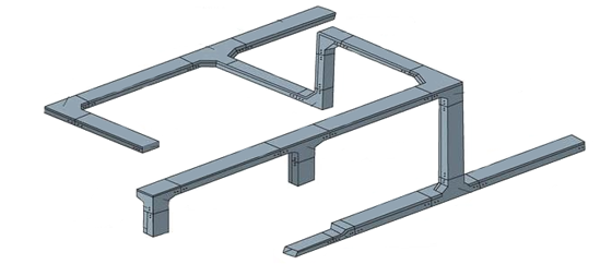 電纜橋架敷設(shè)示意圖 電纜橋架敷設(shè)示意圖