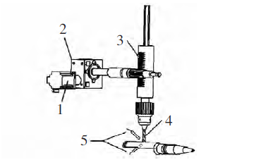 一種鉆削試驗紅外測溫裝置示意圖 一種鉆削試驗紅外測溫裝置示意圖