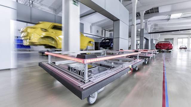 奧迪工廠自動化技術之自動駕駛物流系統 奧迪工廠自動化技術之自動駕駛物流系統