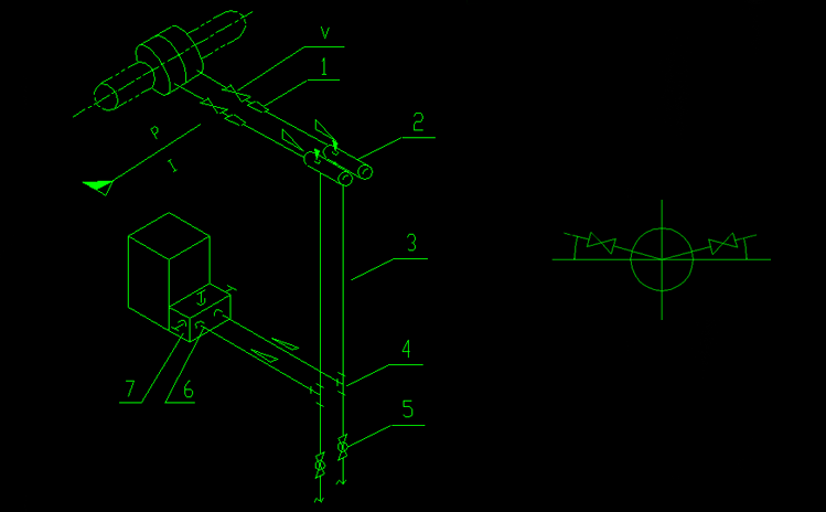 孔板測量蒸汽時的安裝示意圖 孔板測量蒸汽時的安裝示意圖
