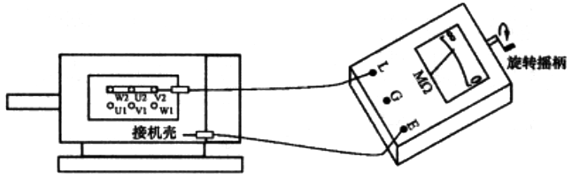 兆歐表測量電動機繞組對地的絕緣電阻 兆歐表測量電動機繞組對地的絕緣電阻