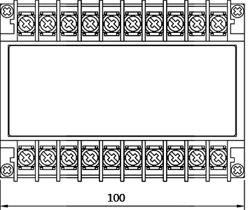 三相電流變送器YR-BS4I3外形尺寸 三相電流變送器YR-BS4I3外形尺寸