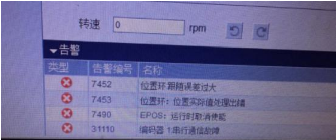 V90PN伺服系統通訊故障報警 V90PN伺服系統通訊故障報警