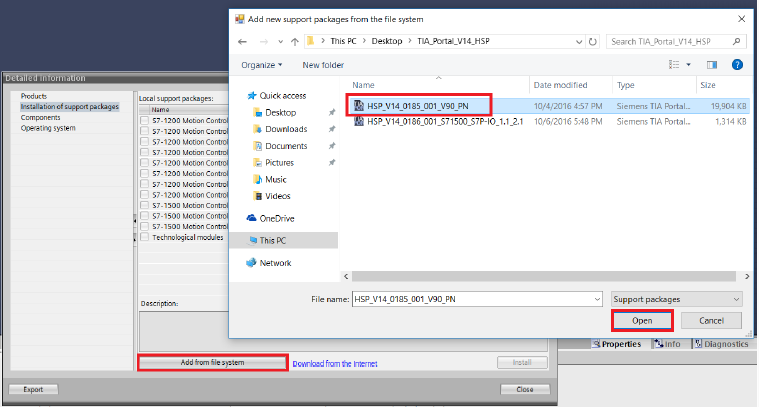 選擇HSP文件 選擇HSP文件