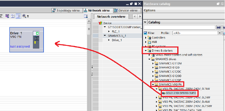 添加V90 PN到網(wǎng)絡(luò)中 添加V90 PN到網(wǎng)絡(luò)中