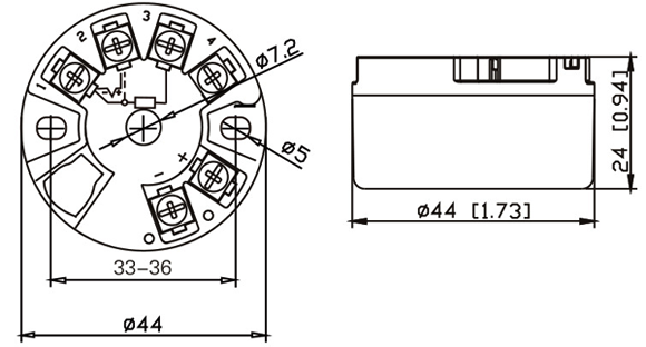 磁翻板變送器外形尺寸圖 磁翻板變送器外形尺寸圖
