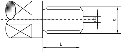 壓力表螺紋接頭尺寸示意圖 壓力表螺紋接頭尺寸示意圖