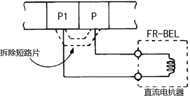 直流功率因數電抗器的連接 直流功率因數電抗器的連接