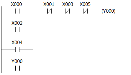 單人多地控制梯形圖 單人多地控制梯形圖
