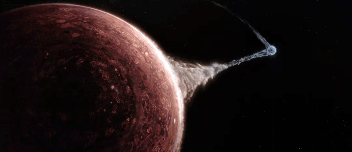 電影《流浪地球》中呈現的洛希極限 電影《流浪地球》中呈現的洛希極限