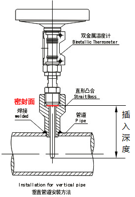 雙金屬溫度計插入深度 雙金屬溫度計插入深度