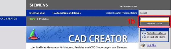 CAD CREATOR上的產品選型 CAD CREATOR上的產品選型