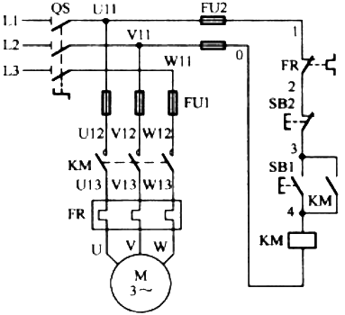 自鎖正轉(zhuǎn)控制電路 自鎖正轉(zhuǎn)控制電路