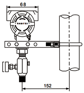 擴(kuò)散硅壓力變送器垂直管道安裝 擴(kuò)散硅壓力變送器垂直管道安裝