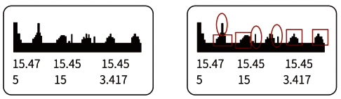 變頻器干擾的回波圖形 變頻器干擾的回波圖形