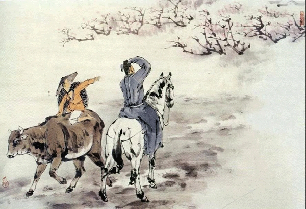 牧童遙指杏花村 牧童遙指杏花村