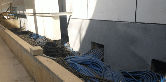 抗爆控制室儀表進(jìn)線現(xiàn)場(chǎng)圖片1 抗爆控制室儀表進(jìn)線現(xiàn)場(chǎng)圖片1