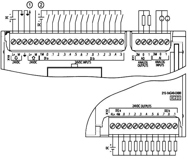 6ES7 215-1AG40-0XB0接線圖 6ES7 215-1AG40-0XB0接線圖