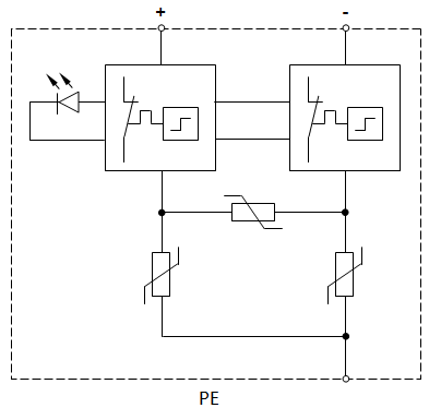 110V和220V直流電源浪涌保護(hù)器原理圖 110V和220V直流電源浪涌保護(hù)器原理圖