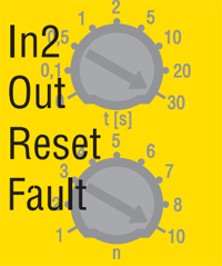 安全繼電器PNOZ s5的定時設置 安全繼電器PNOZ s5的定時設置