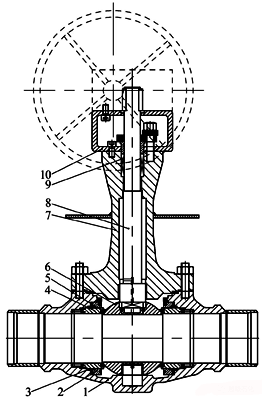 整球結構球閥泛塞密封結構 整球結構球閥泛塞密封結構