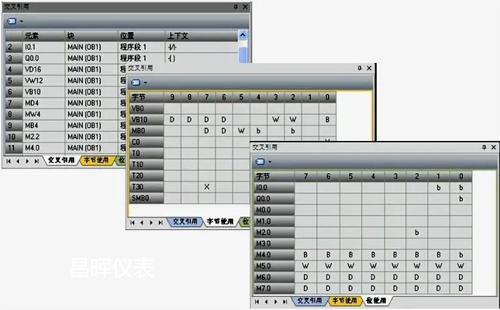 交叉引用表、字節(jié)使用表、位使用表 交叉引用表、字節(jié)使用表、位使用表