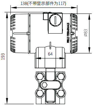 垂直安裝法蘭(代碼V) 垂直安裝法蘭(代碼V)