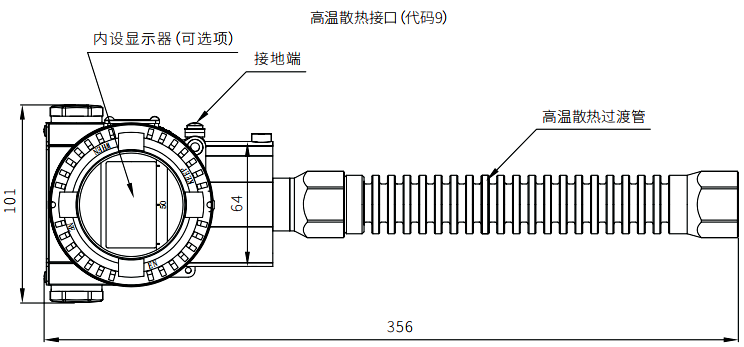 直連式壓力變送器高溫型過程連接 直連式壓力變送器高溫型過程連接