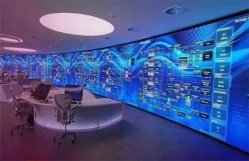 某石油公司的控制中心 某石油公司的控制中心
