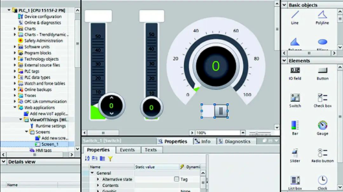 西門子TIA Portal中的內置儀表板和可視化組件可提高操作員的態勢感知,從而改善決策和效率 西門子TIA Portal中的內置儀表板和可視化組件可提高操作員的態勢感知,從而改善決策和效率