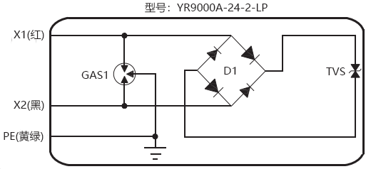 二線制現(xiàn)場(chǎng)儀表用信號(hào)電涌保護(hù)器原理圖 二線制現(xiàn)場(chǎng)儀表用信號(hào)電涌保護(hù)器原理圖