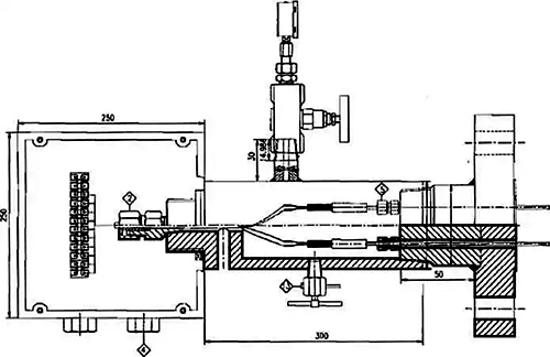 填料加鎖緊螺母密封總裝示意 填料加鎖緊螺母密封總裝示意