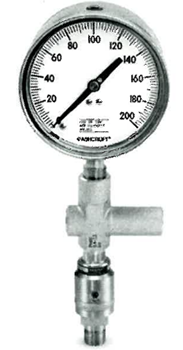 帶過壓保護器的隔膜壓力表 帶過壓保護器的隔膜壓力表