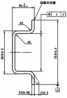 寬75mm的TH75安裝導軌尺寸 寬75mm的TH75安裝導軌尺寸