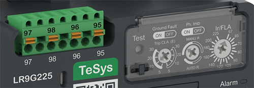 LR9G225電子式過(guò)載繼電器的面板 LR9G225電子式過(guò)載繼電器的面板