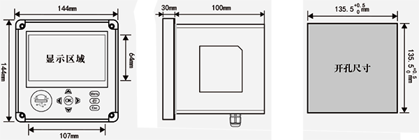 酸堿度記錄儀外形尺寸 酸堿度記錄儀外形尺寸