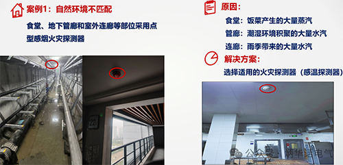 選擇不適合特定環境的探測器類型 選擇不適合特定環境的探測器類型