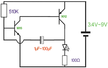 互補型自激振蕩電路 互補型自激振蕩電路