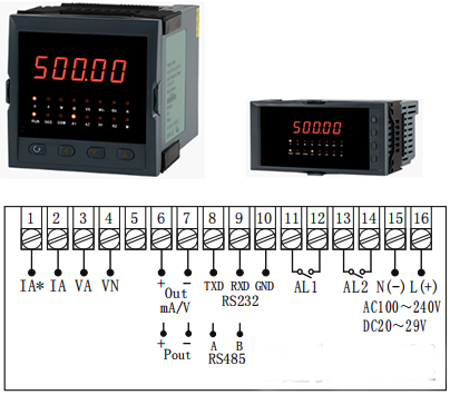 單相有功功率表接線圖 單相有功功率表接線圖